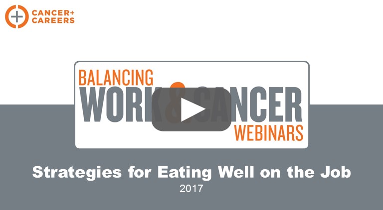 Strategies for Eating Well on the Job